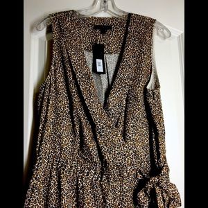 SALE NWT Banana Republic 10 Jumpsuit Animal Print $149